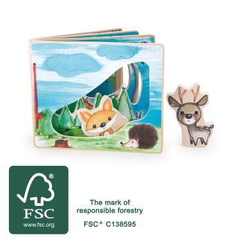 Libro illustrato Nella foresta interattivo