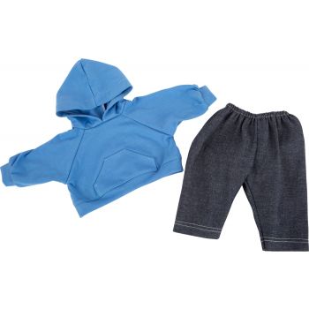 Abbigliamento per bambole Felpa con cappuccio e pantaloni