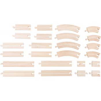 Binari per ferrovie in un set da 24