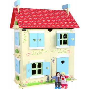 Casa delle bambole con tetto smontabile