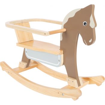 Cavallo a dondolo con anello di sicurezza