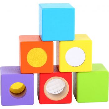 Cubetti da costruzione in legno Piccoli esploratori