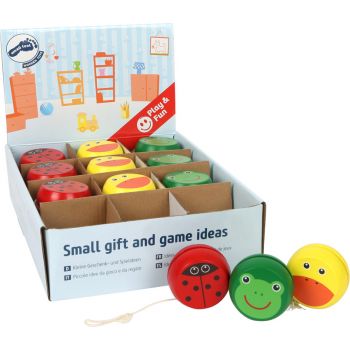 Display Animali yo-yo in legno