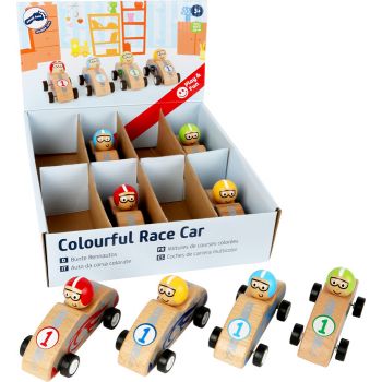 Display Auto da corsa colorata con trazione