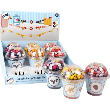 Display perline in legno Cupcake Candy