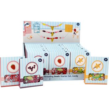 Display perline in legno Dolciumi Candy