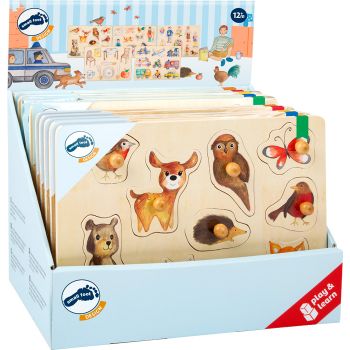 Espositore da bancone BibidiWood set di puzzle
