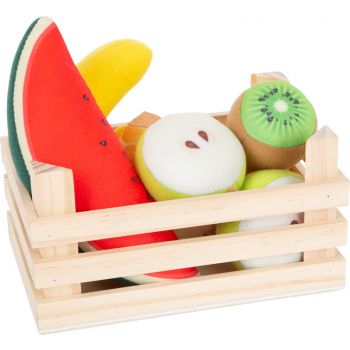 Frutti di stoffa con cassetta