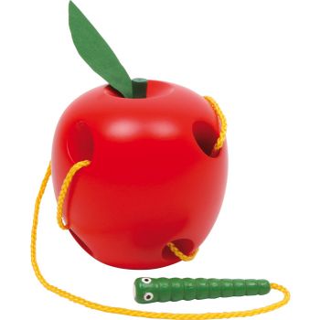 Gioco con fili -Mela e verme-