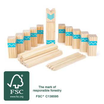 Gioco dei Vichinghi Kubb -Active-