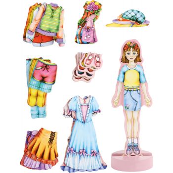 Gioco magnetico Bambola da vestire Magda