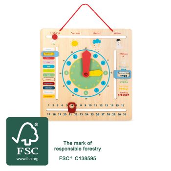 Lavagna con le stagioni in tedesco -Educate-