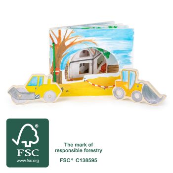 Libro illustrato Cantiere interattivo