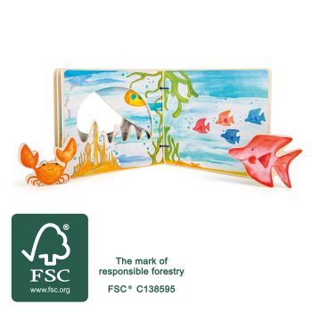 Libro illustrato Mondo sottomarino interattivo