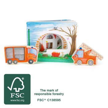 Libro illustrato Pompieri interattivo