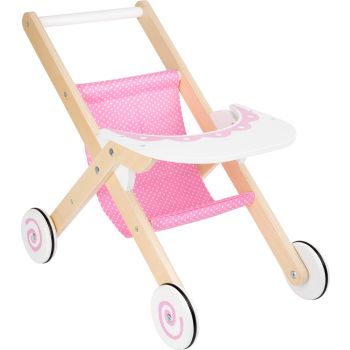 Passeggino per bambole rosa