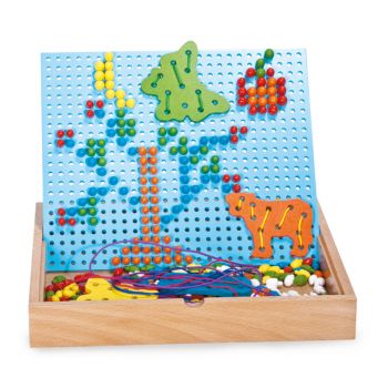 Puzzle da incastrare e infilare