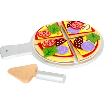 Set pizza in stoffa