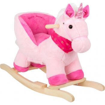 Cavallino a dondolo Unicorno con sedile/suono