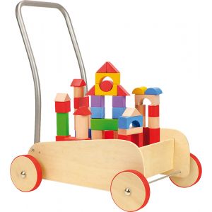 Carrello primi passi Cubetti da costruzione