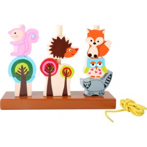 Gioco ad incastro e da infilare Animali della foresta