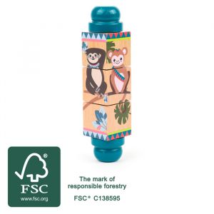 Puzzle con dadi girevoli -Jungle-