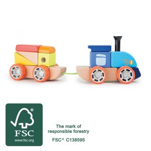 Set costruzioni in legno Ferrovia