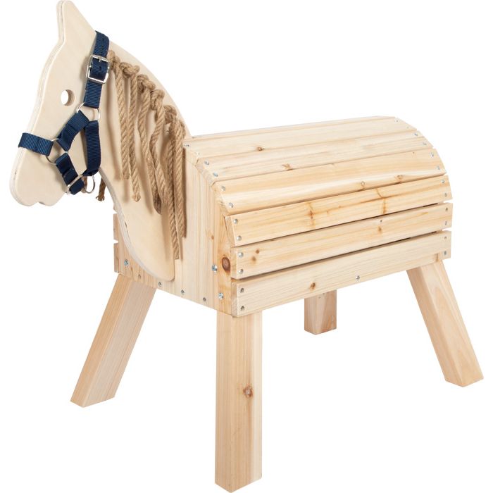 Cavallo di legno compatto  BibidiWood Giocattoli in Legno